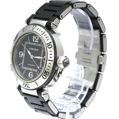 Cartier Pasha Seatimer Automatic Stainless Steel and Rubber 40