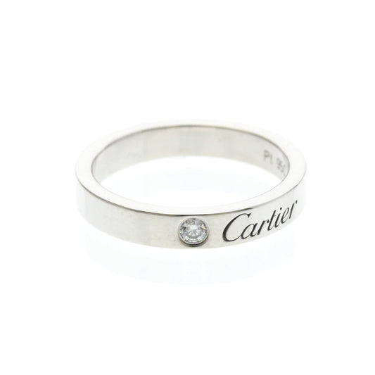 Cartier C de Cartier Wedding Band Platinum with Diamond Product Image
