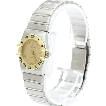 Omega Constellation Quartz Stainless Steel and Yellow Gold 22