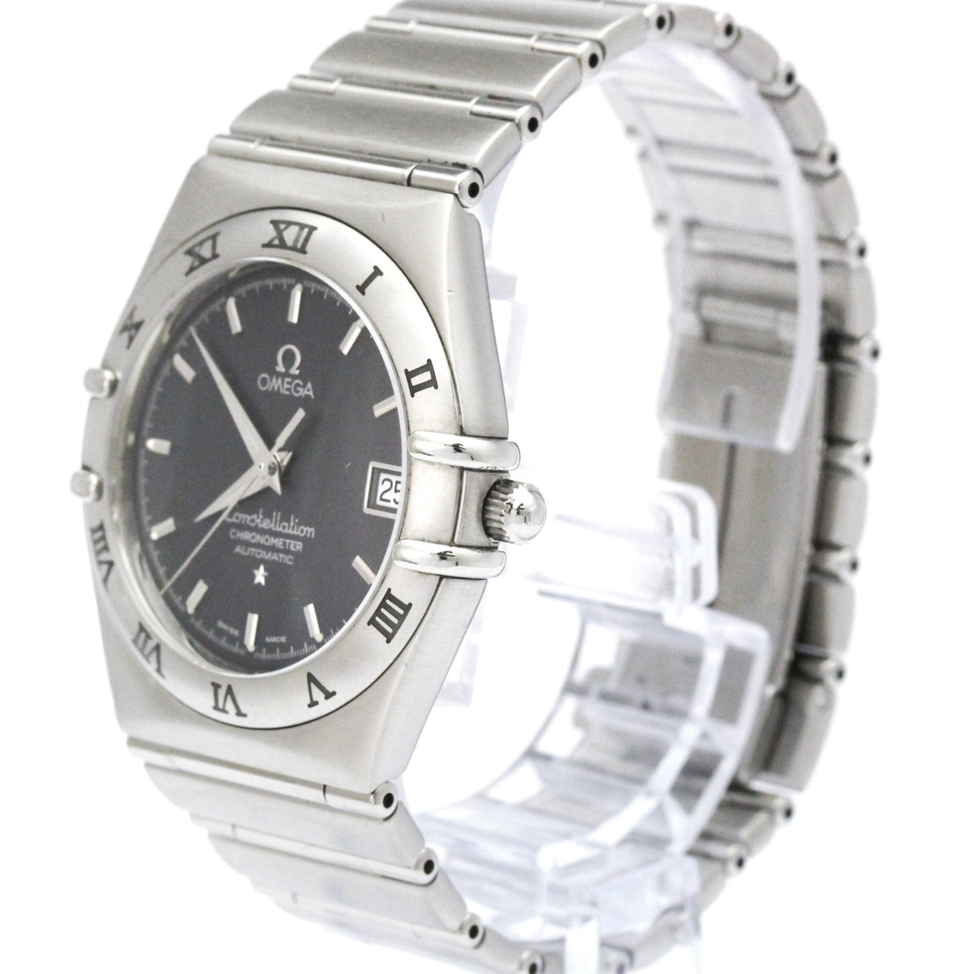 Omega Constellation Co-Axial Chronometer Automatic Stainless Steel 35