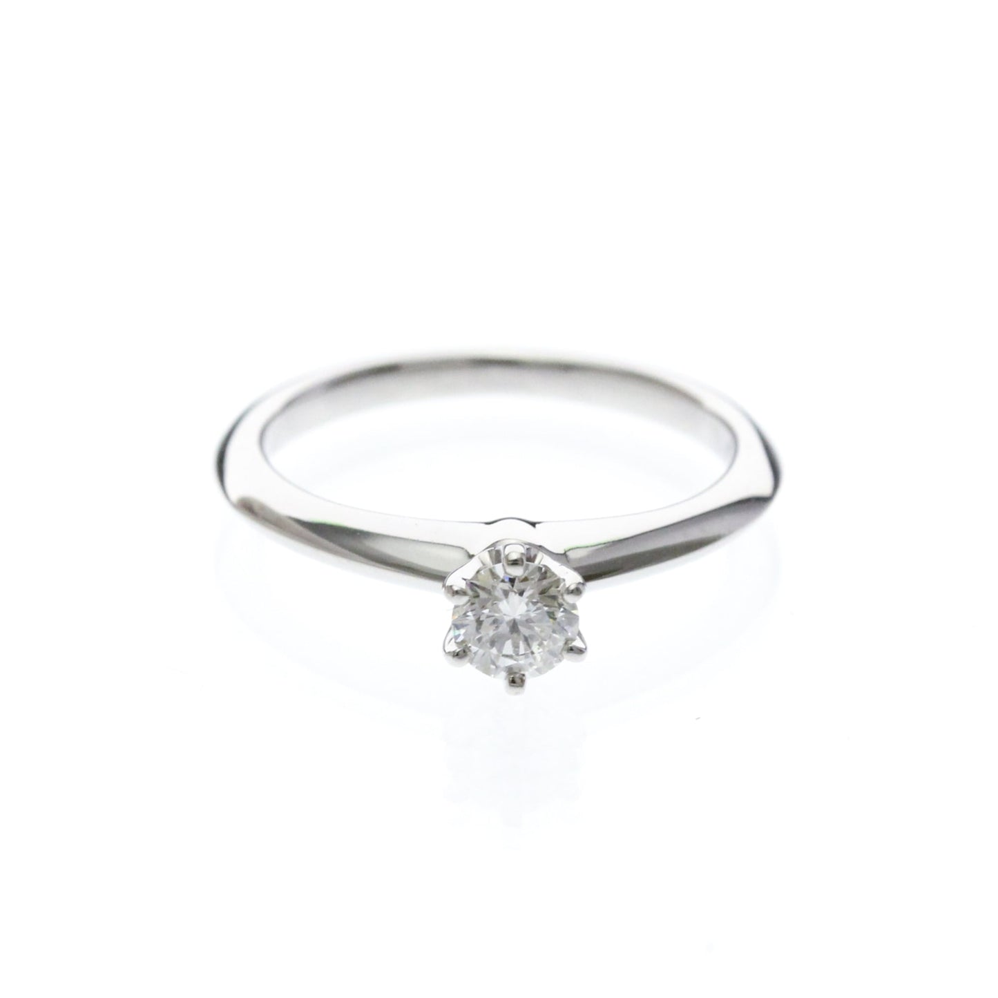 Tiffany & Co. Tiffany Setting Solitaire Platinum with RBC Diamond H/VS1 .23CT