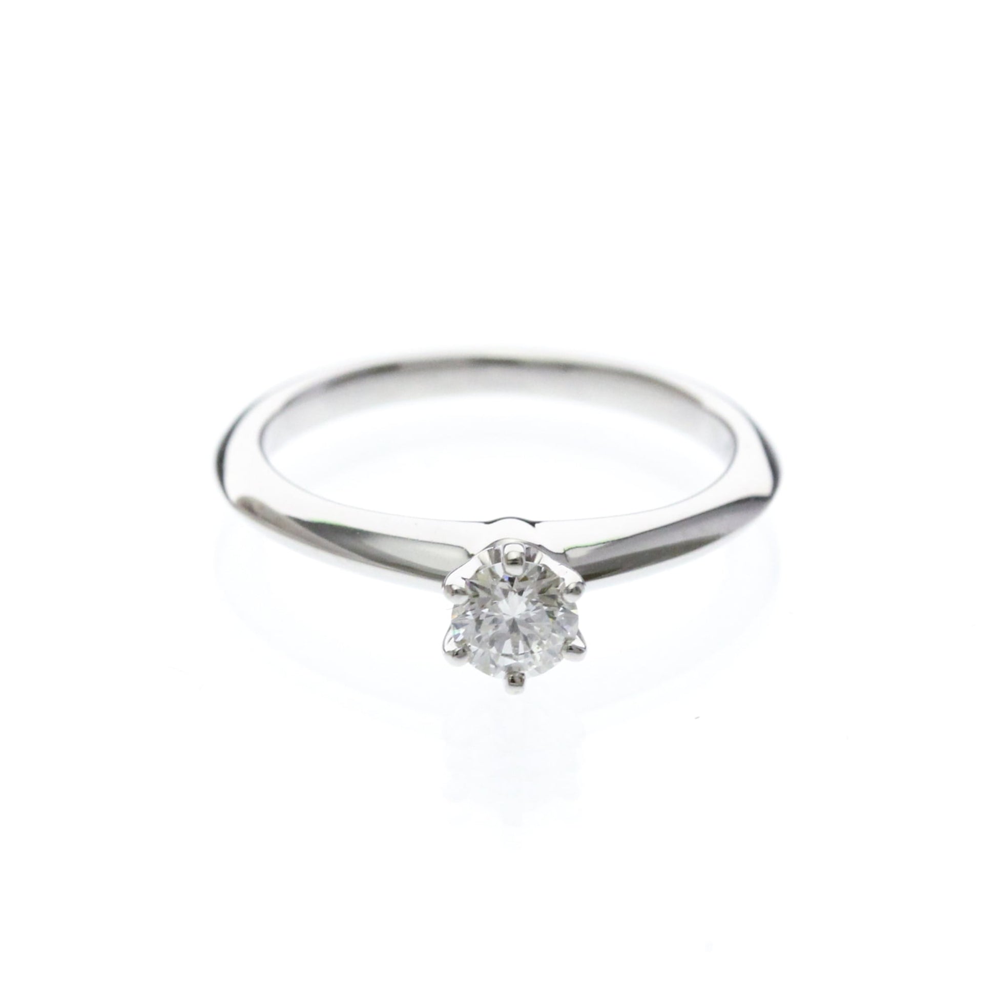 Tiffany & Co. Tiffany Setting Solitaire Platinum with RBC Diamond H/VS1 .23CT