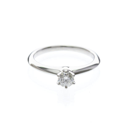 Tiffany & Co. Tiffany Setting Solitaire Platinum with RBC Diamond H/VS1 .23CT