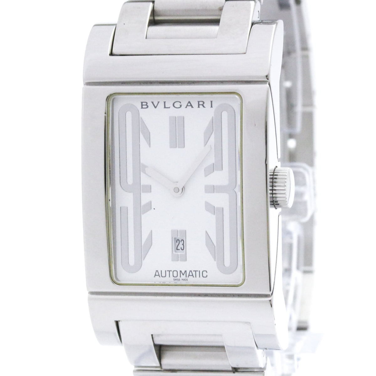 Bvlgari Rettangolo Automatic Stainless Steel 45