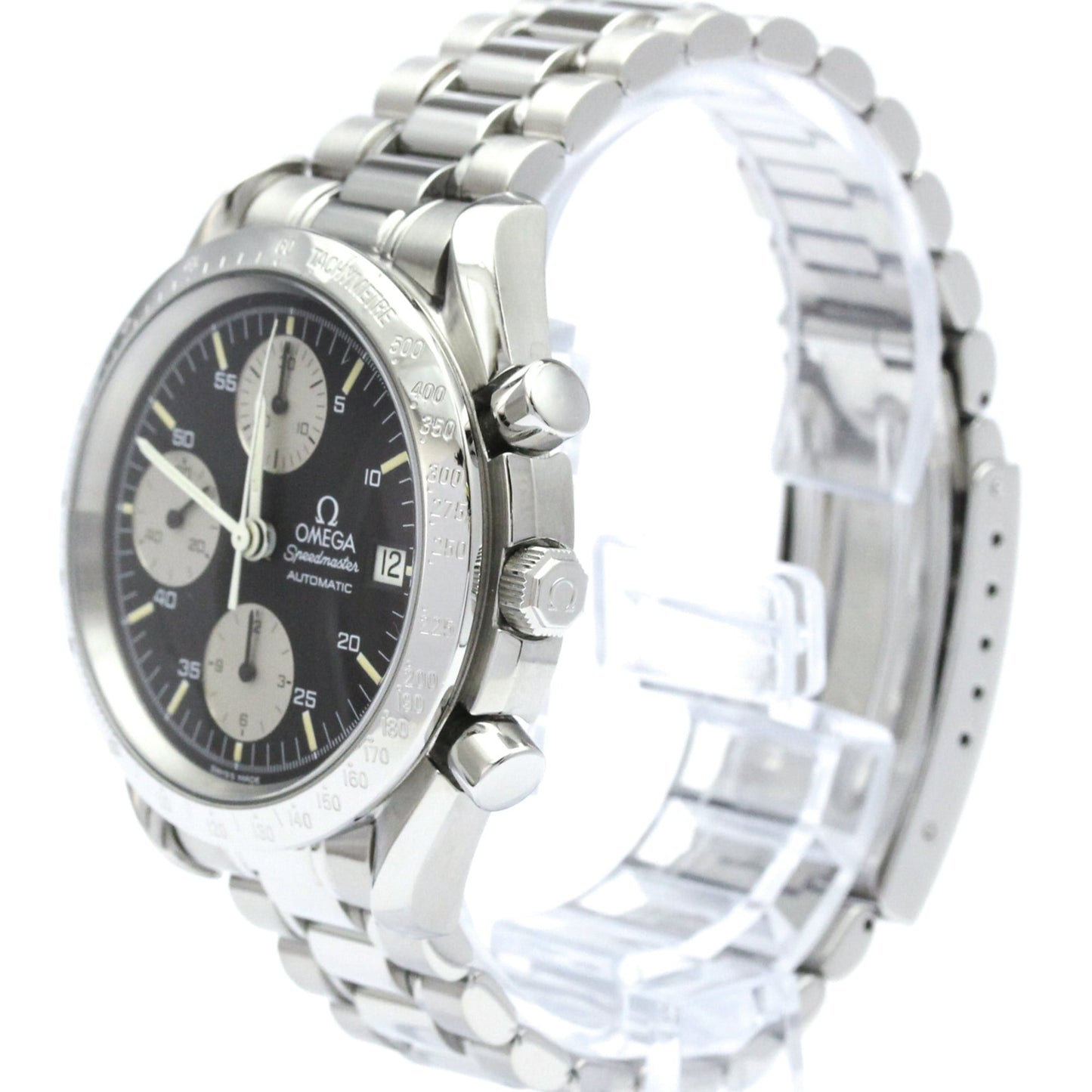 Omega Speedmaster Date Chronograph Automatic Stainless Steel 39