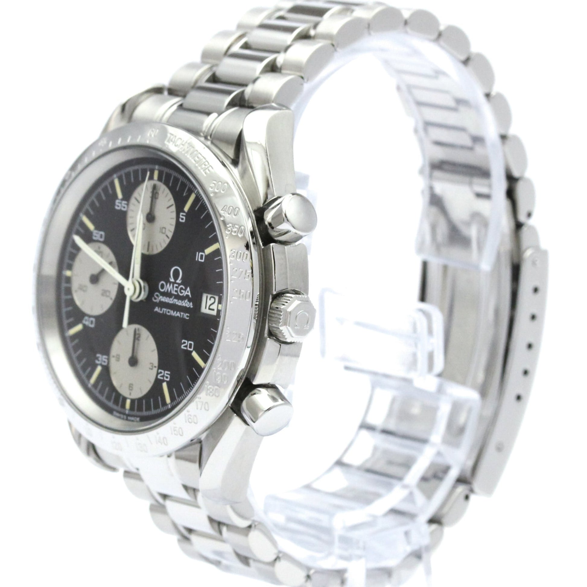 Omega Speedmaster Date Chronograph Automatic Stainless Steel 39