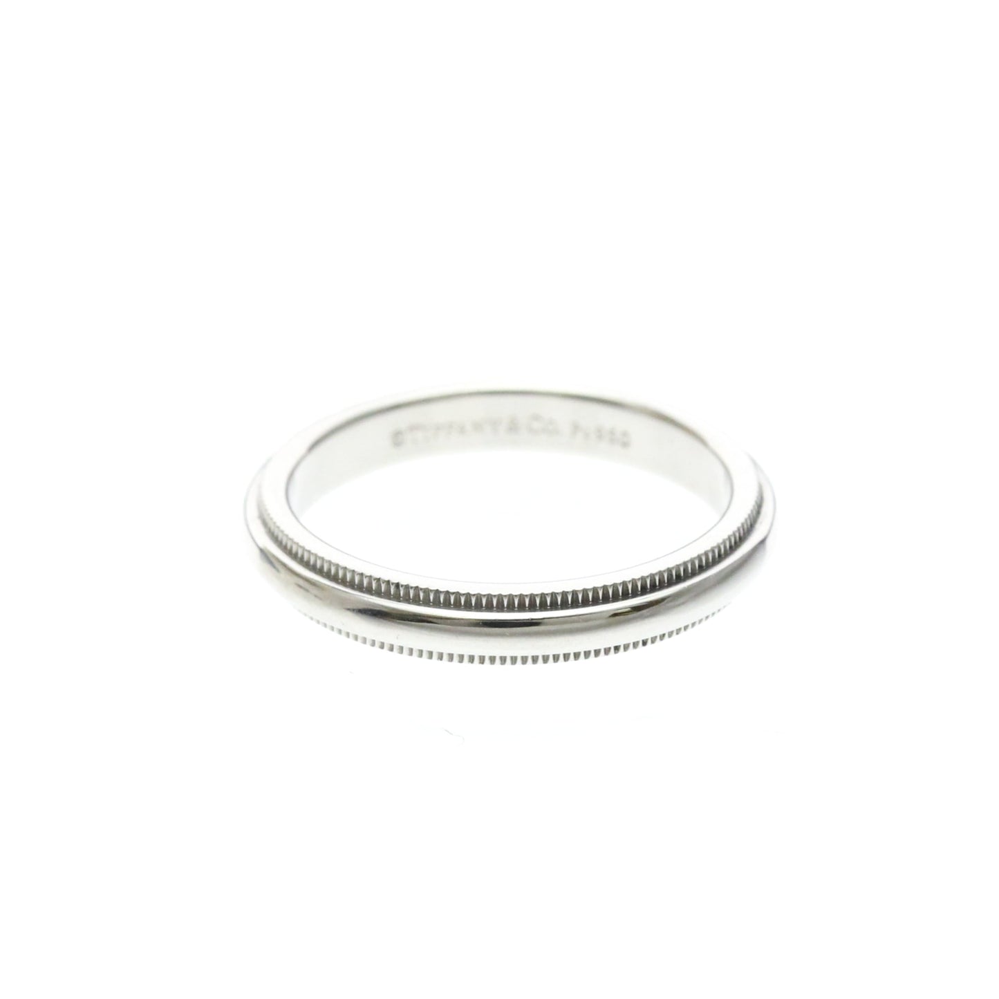Tiffany & Co. Classic Milgrain Band Platinum 3.9mm