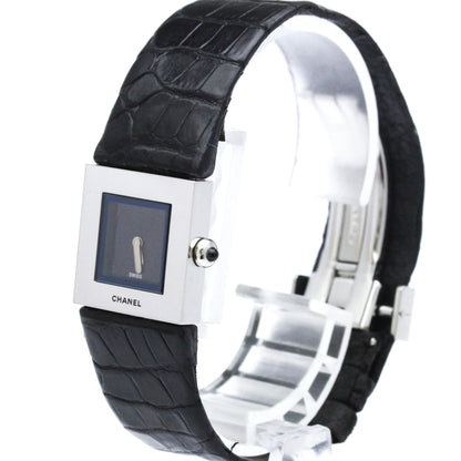 Chanel Matelasse Quartz Stainless Steel and Quilted Leather 19