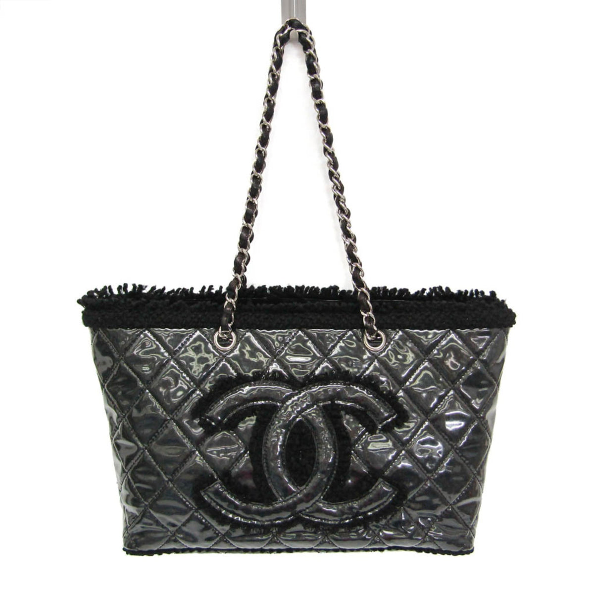 Chanel Funny Tweed Quilted Vinyl Small