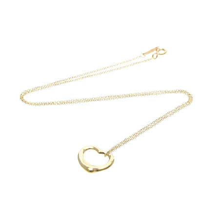 Tiffany & Co. Elsa Peretti Open Heart Pendant 18K Rose Gold 16mm