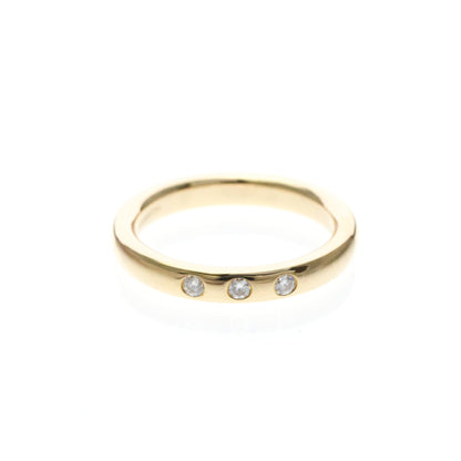 Tiffany & Co. Elsa Peretti 3 Diamond Stacking Band 18K Rose Gold with Diamonds Product Image