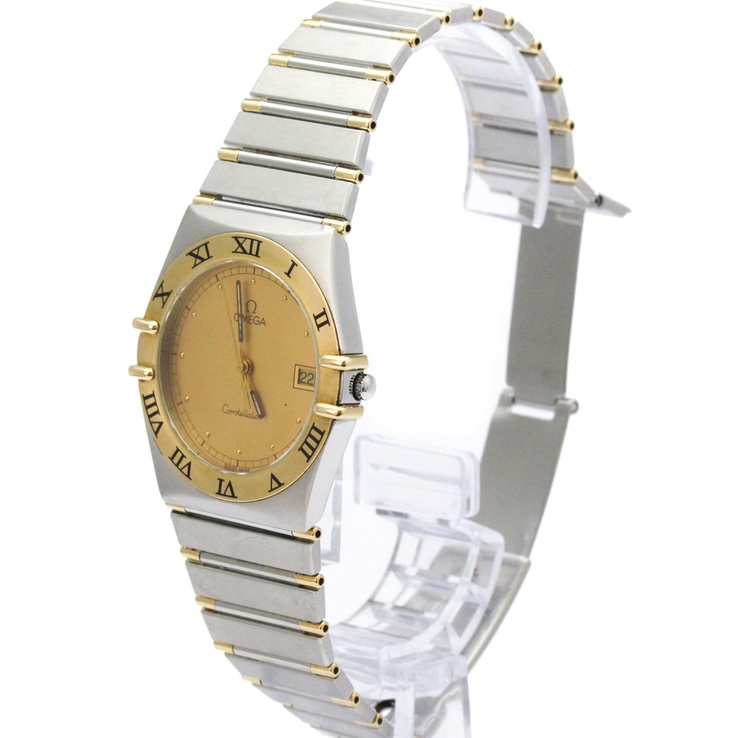 Omega Constellation Quartz Stainless Steel and Yellow Gold 33