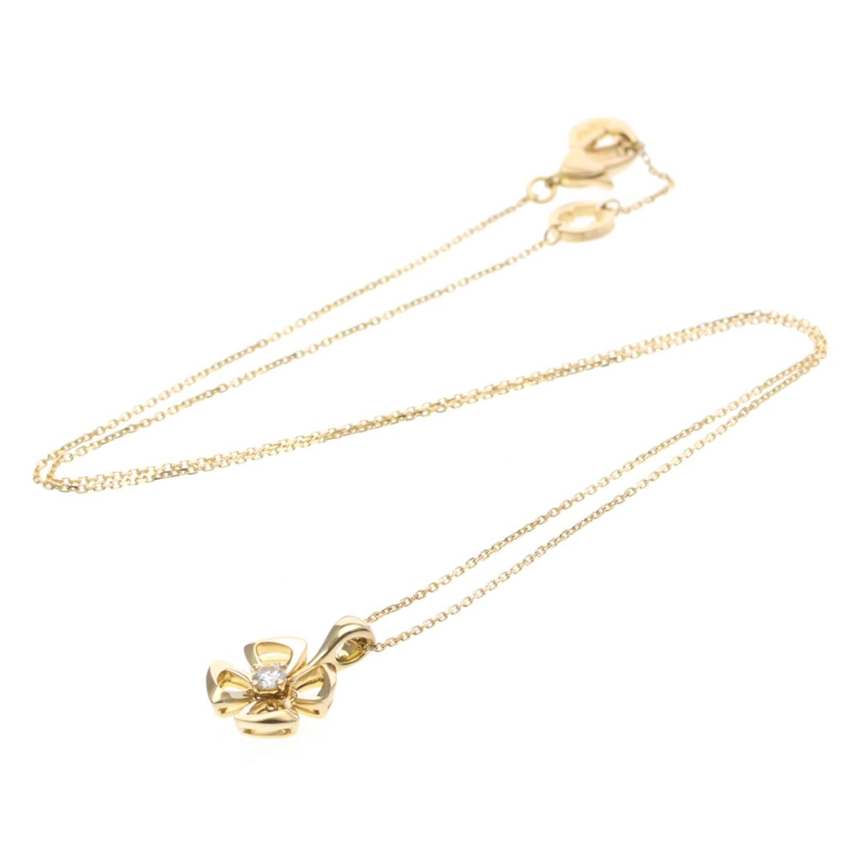 Bvlgari Fiorever Pendant 18K Rose Gold with Ruby and Diamonds Product Image