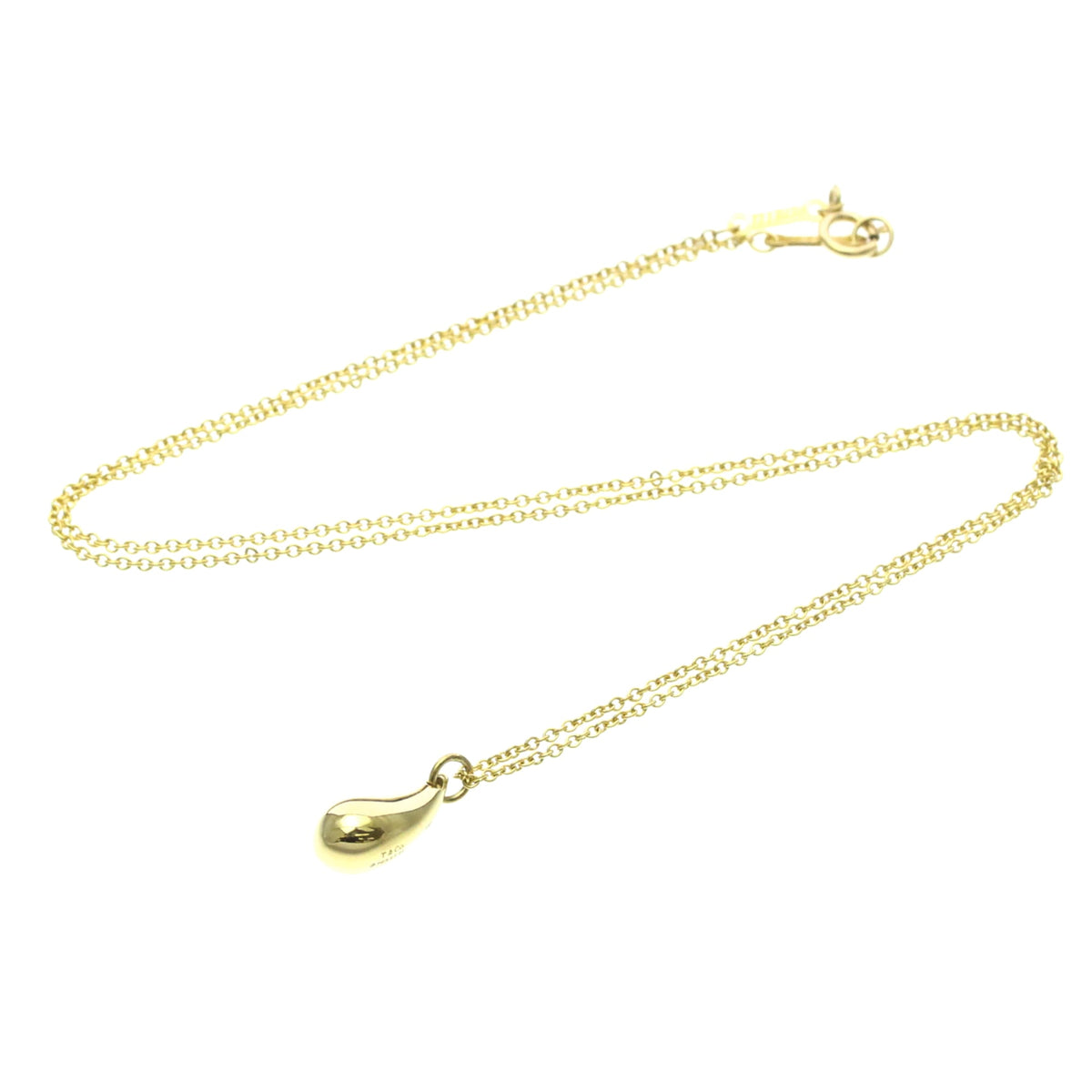 Tiffany & Co. Elsa Peretti Teardrop Pendant 18K Yellow Gold 12mm