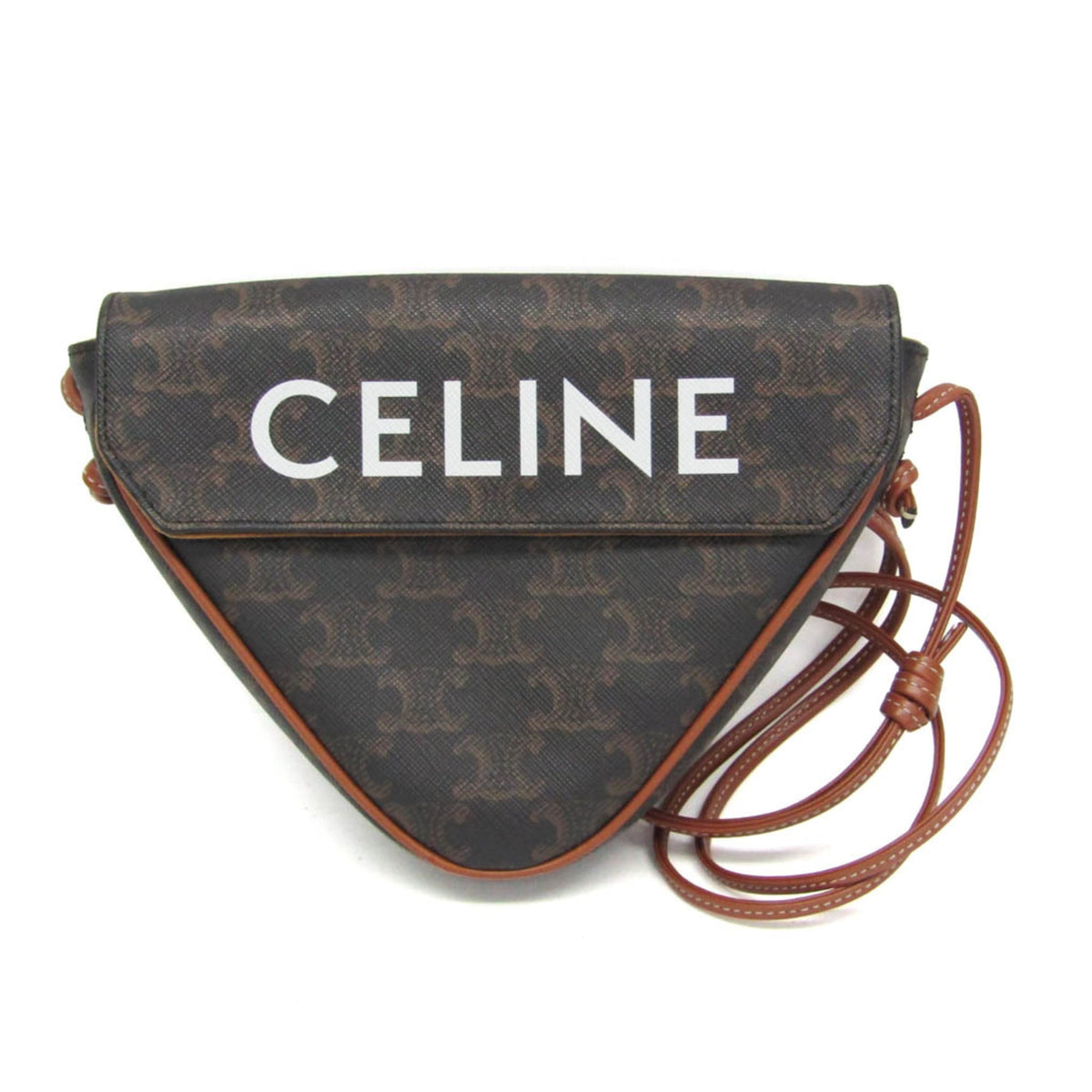 Celine Triangle Triomphe Coated Canvas Mini