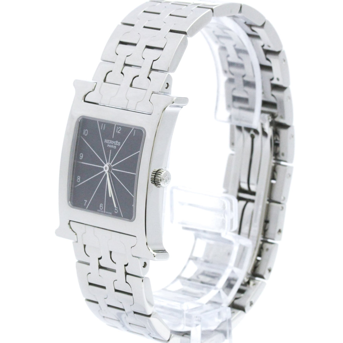 Hermes Heure H Quartz Stainless Steel 26