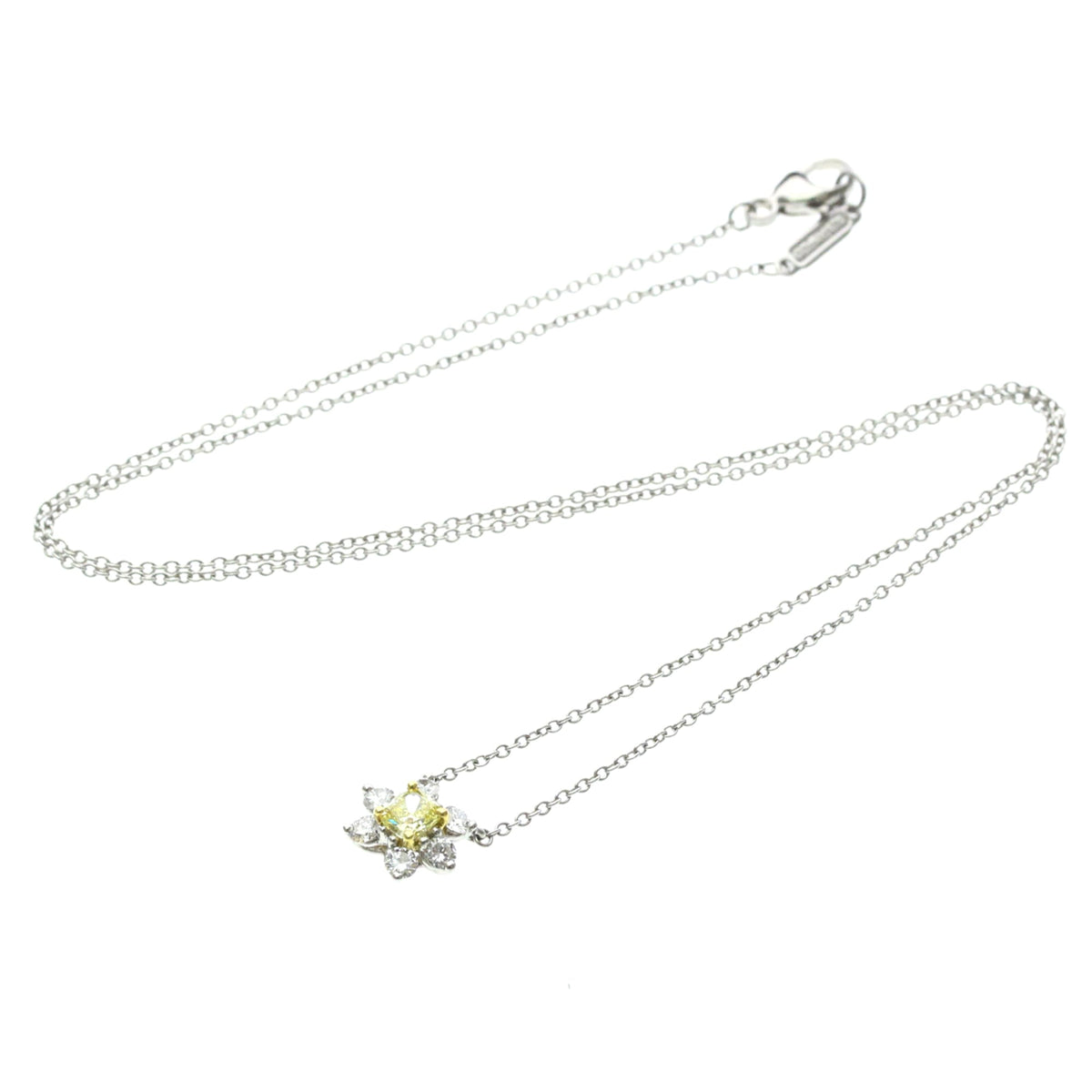 Tiffany & Co. Buttercup Pendant Platinum with Yellow Diamond and Diamonds Product Image