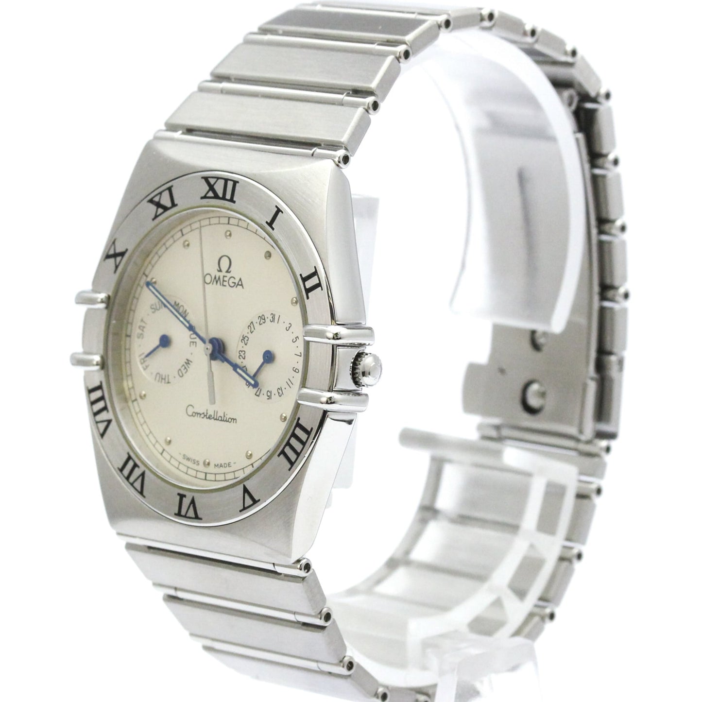 Omega Constellation Day Date Quartz Stainless Steel Product Image