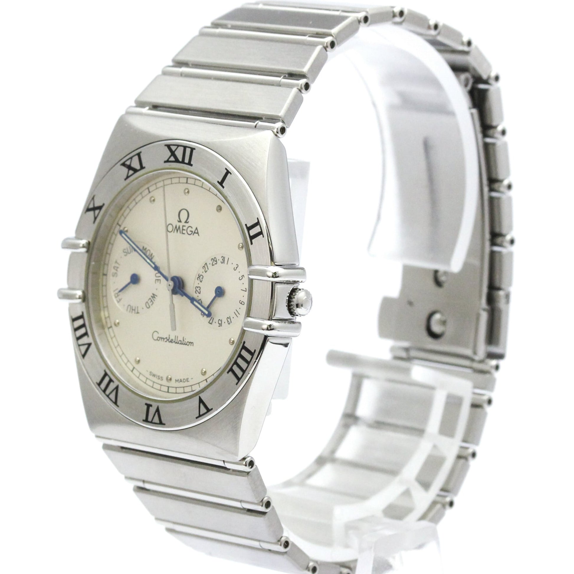 Omega Constellation Day Date Quartz Stainless Steel Product Image