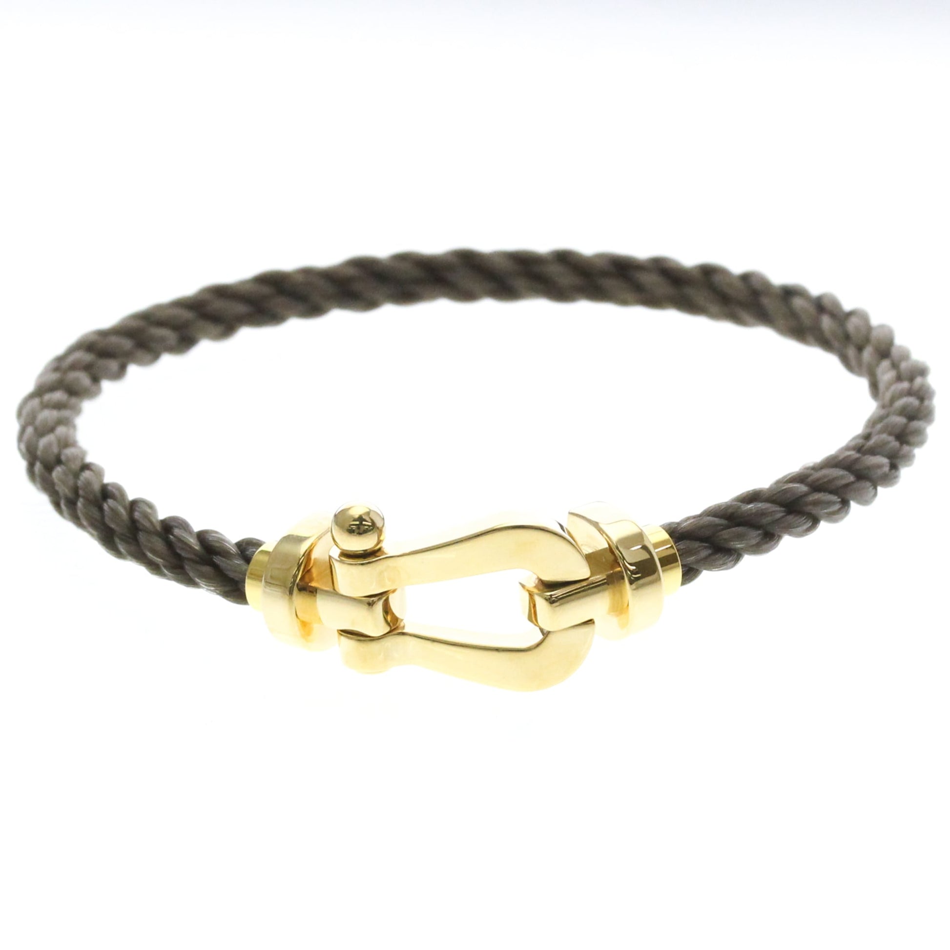 Fred Paris Force 10 Woven Cord and Stainless Steel with 18K Yellow Gold Product Image