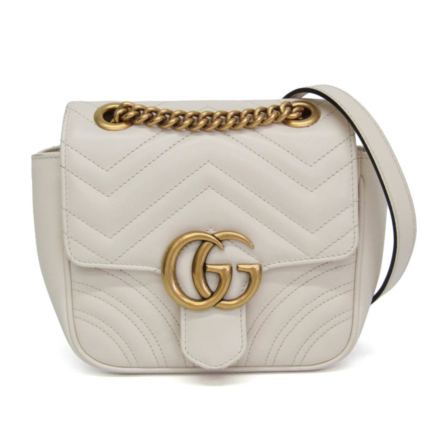 Gucci GG Marmont Square Flap Matelasse Leather Mini