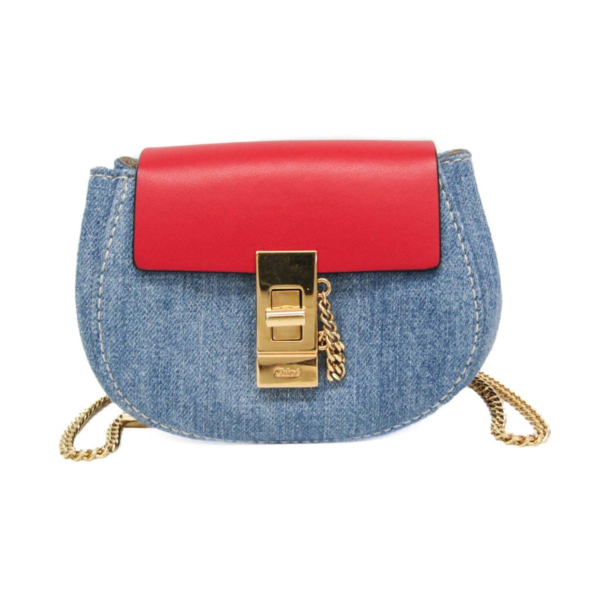 Chloe Drew Crossbody Backpack Leather Mini