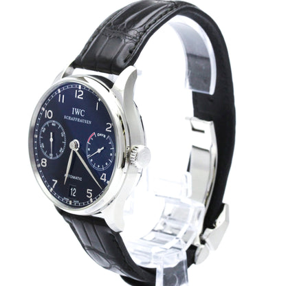 IWC Schaffhausen Portugieser Chronograph Automatic Stainless Steel and Leather 41