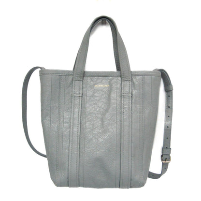 Cabas Balenciaga Vintage tote cuir gris — Occasion