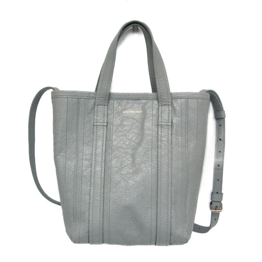 Cabas Balenciaga Vintage tote cuir gris — Occasion