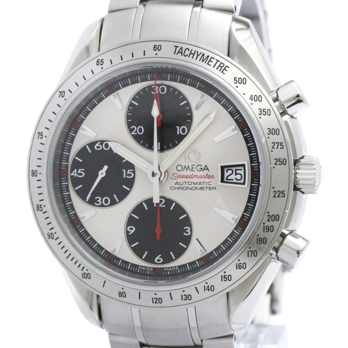 Omega Speedmaster Date Chronograph Automatic Stainless Steel 40