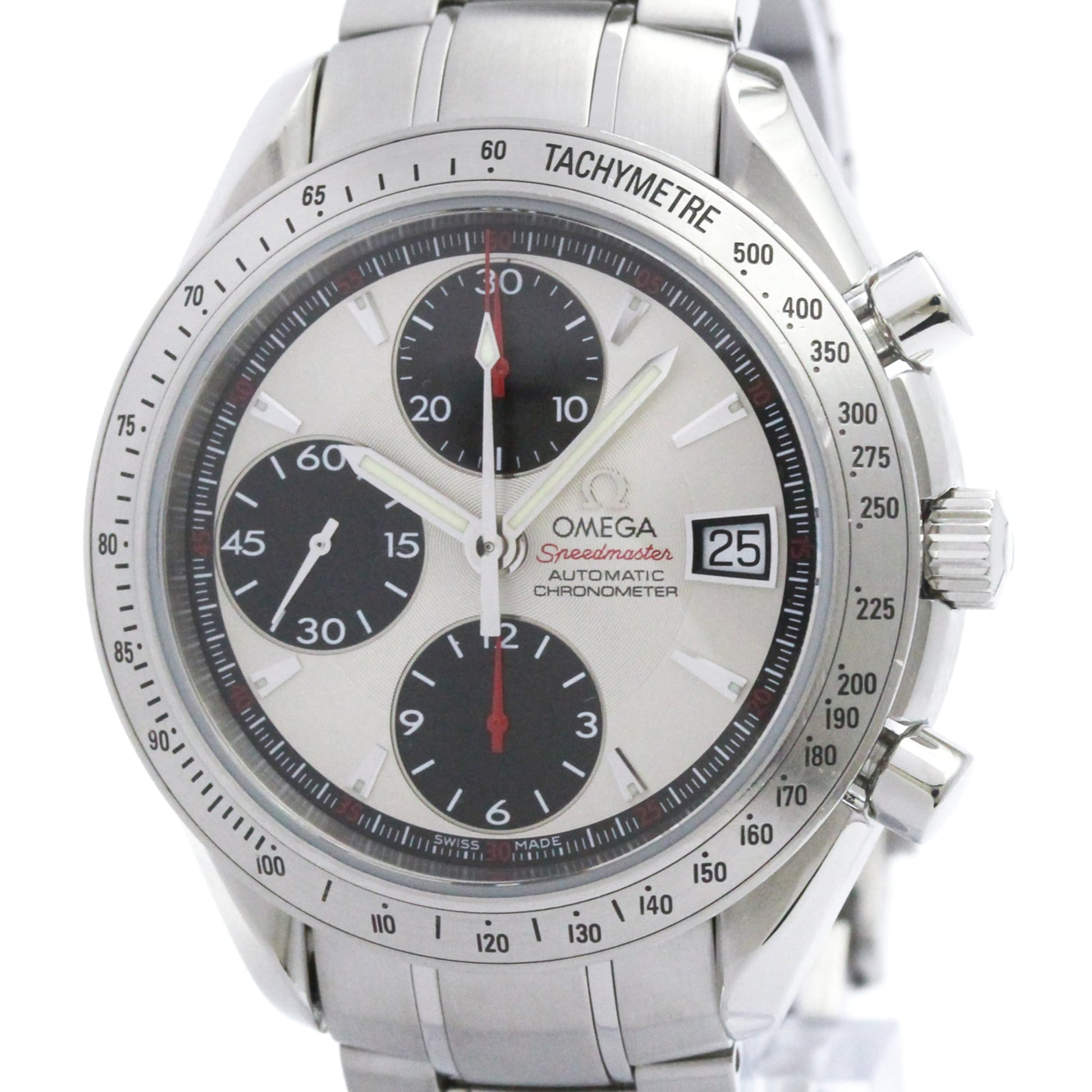 Omega Speedmaster Date Chronograph Automatic Stainless Steel 40
