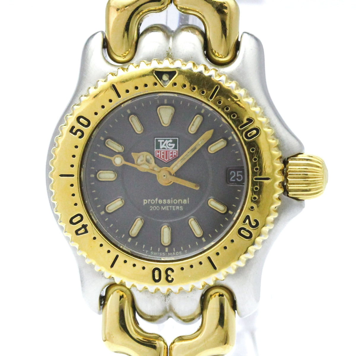 Tag Heuer Sel Professional 200M Quartz Stainless Steel and Gold Plated 24