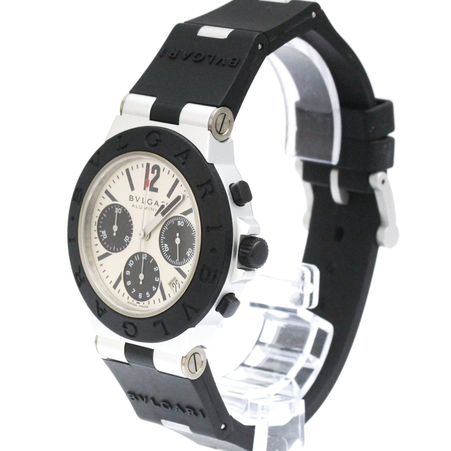 Bvlgari Diagono Automatic Aluminum and Rubber 38