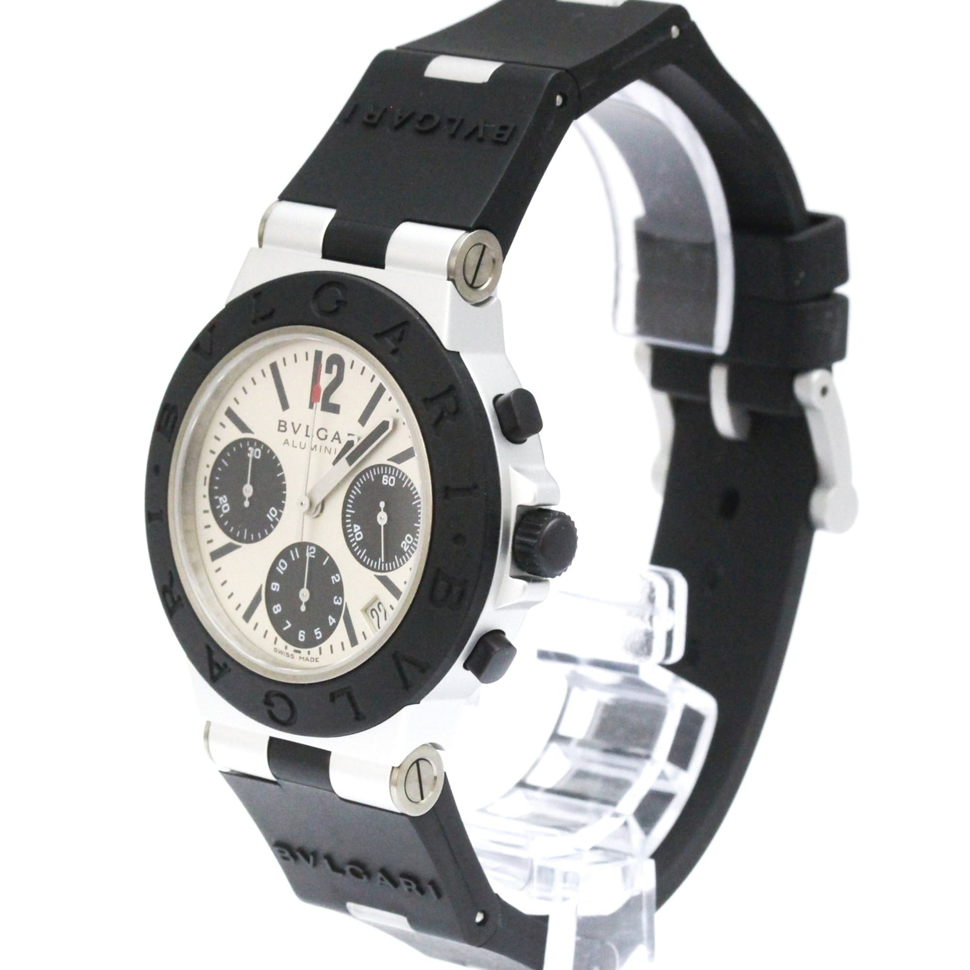 Bvlgari Diagono Automatic Aluminum and Rubber 38