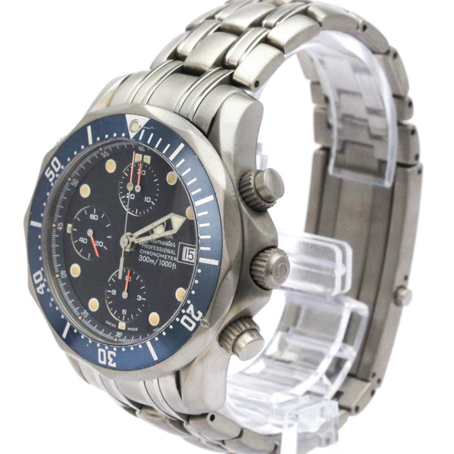 Omega Seamaster Diver 300M Chronometer Chronograph Automatic Watch Stainless Steel 41