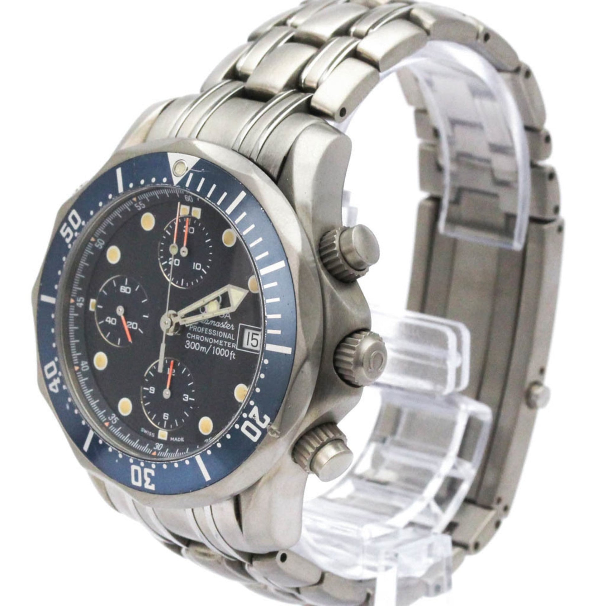 Omega Seamaster Diver 300M Chronometer Chronograph Automatic Watch Stainless Steel 41