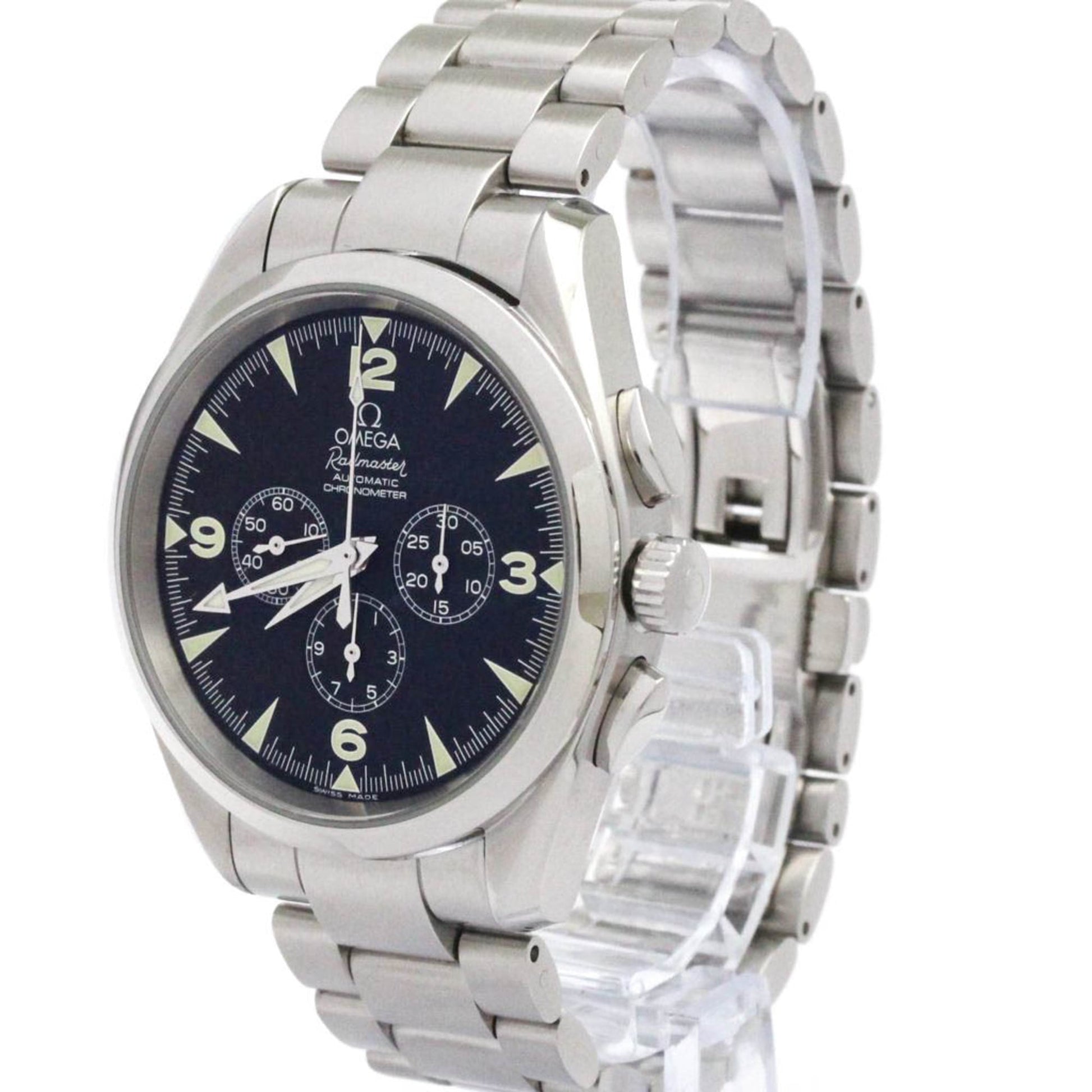 Omega Seamaster Railmaster 150M Co-Axial Chronometer Automatic Watch Stainless Steel 41