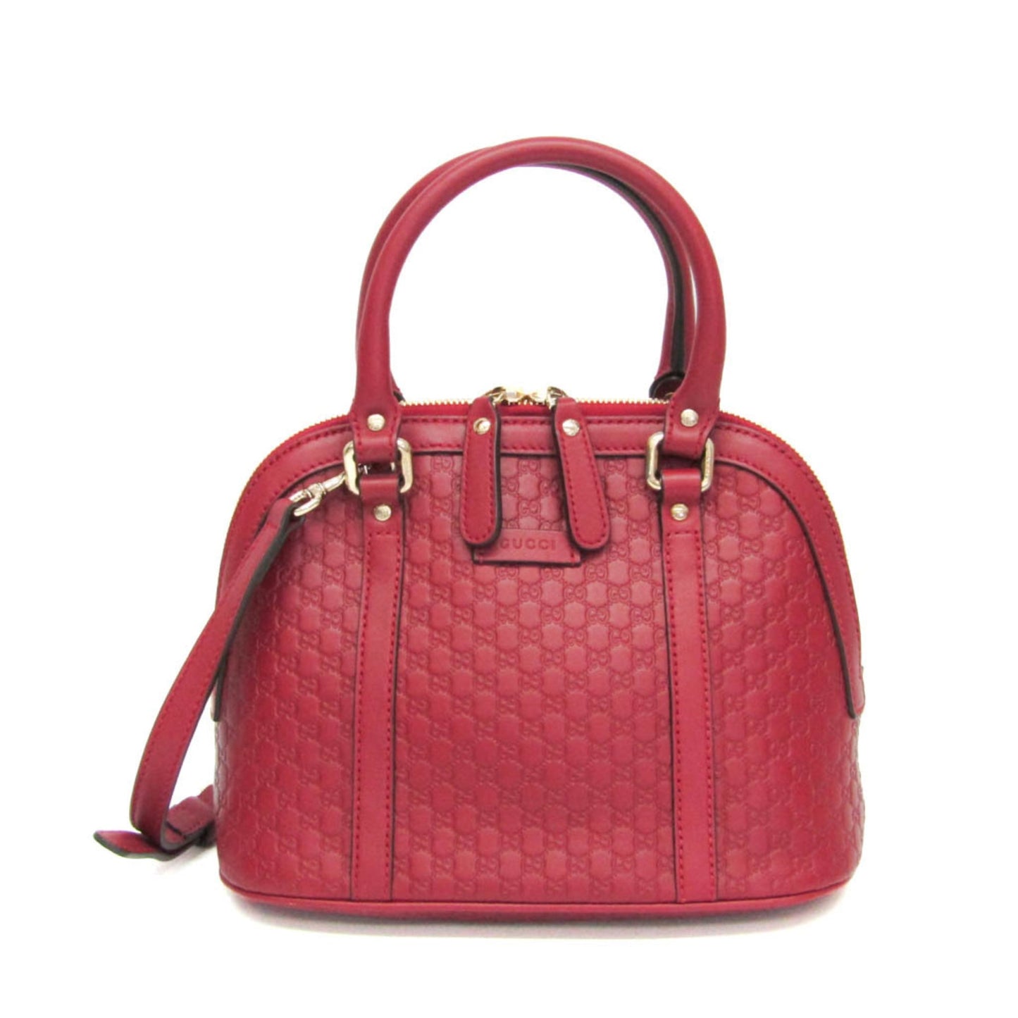 Gucci Convertible Dome Satchel Microguccissima Leather Mini