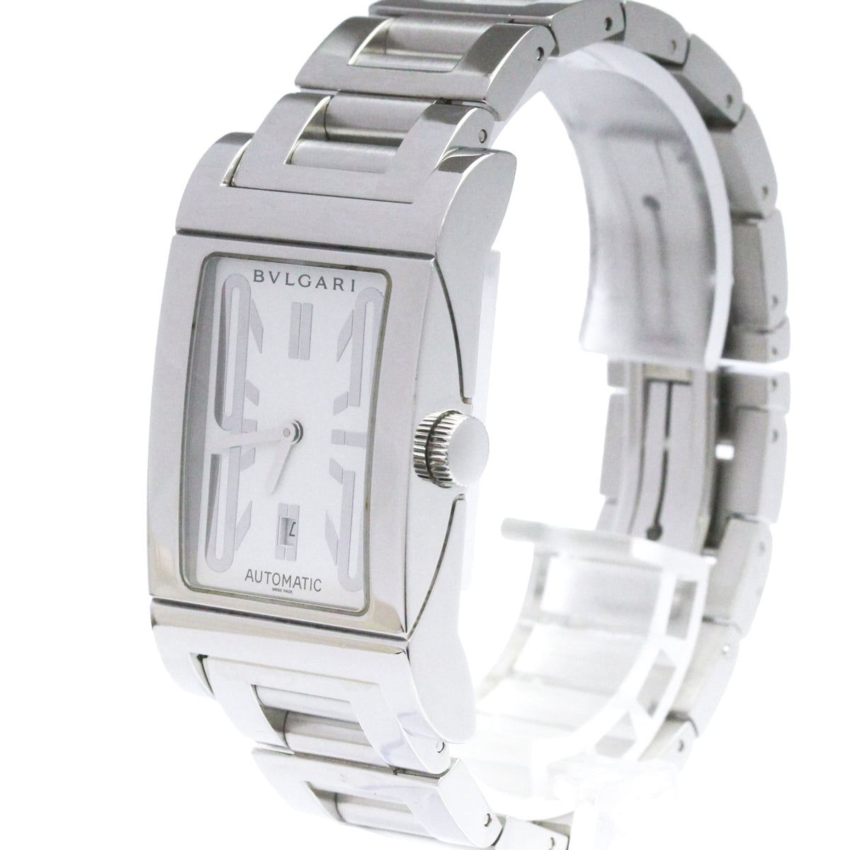 Bvlgari Rettangolo Automatic Stainless Steel 45