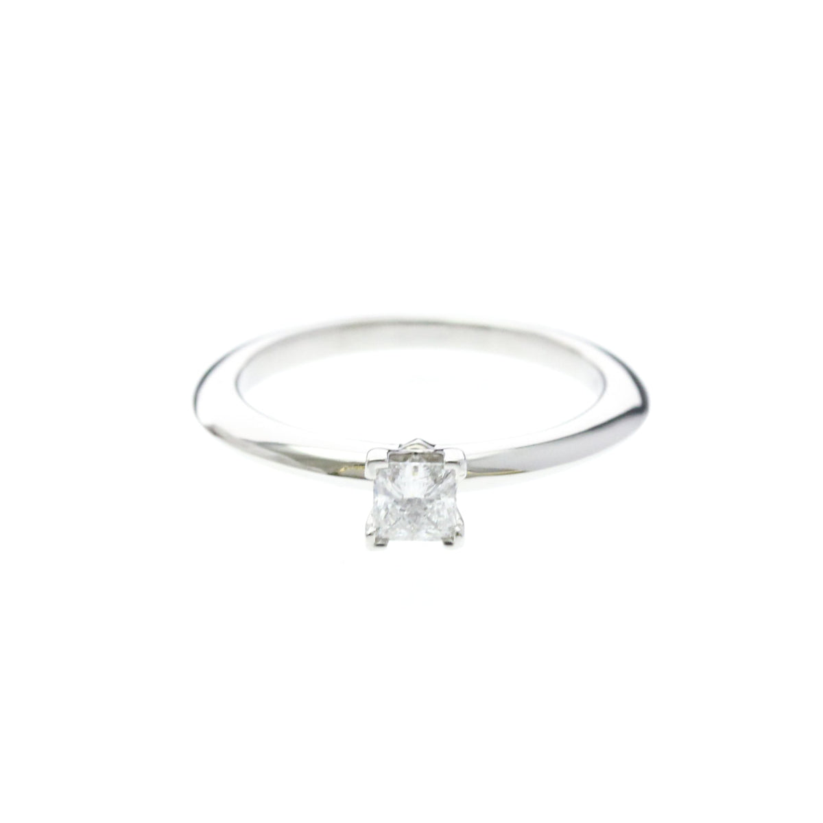 Tiffany & Co. Lucida Solitaire Platinum with Square Diamond E/VVS2 Product Image