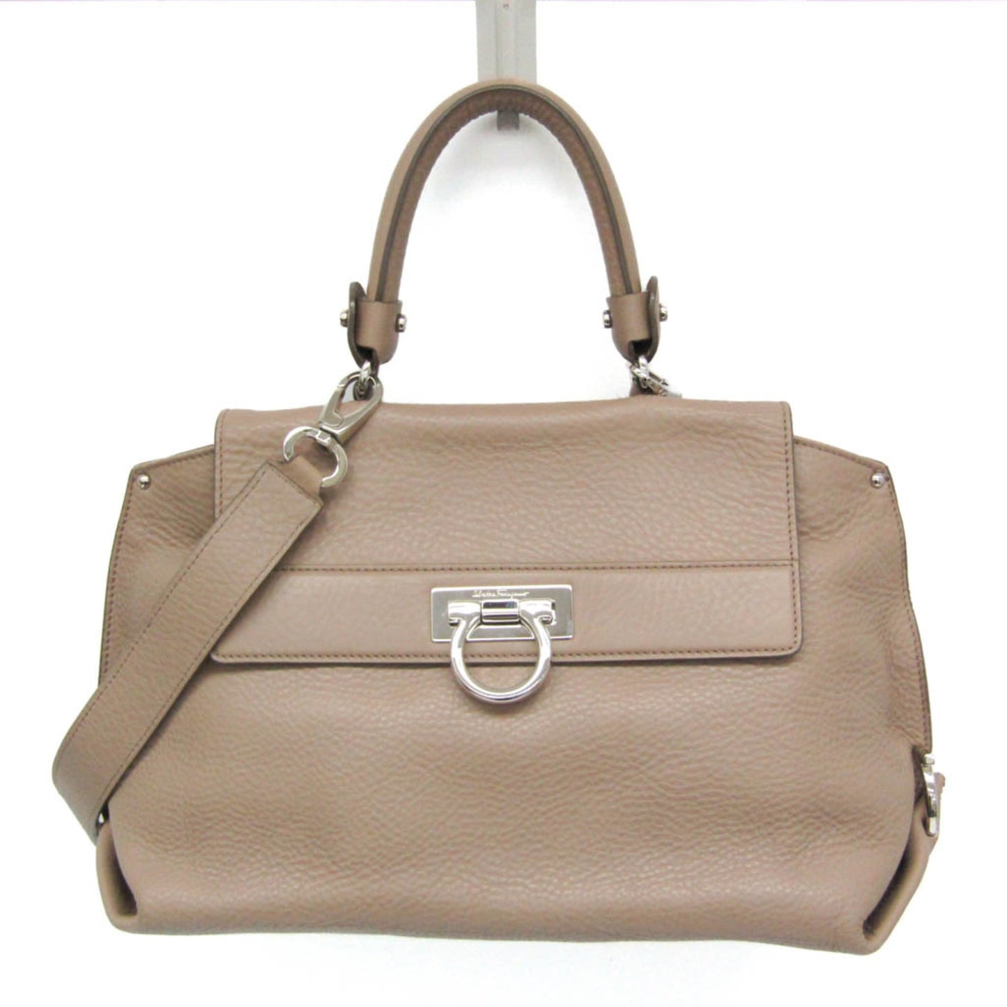 Salvatore Ferragamo Sofia Satchel Leather Medium