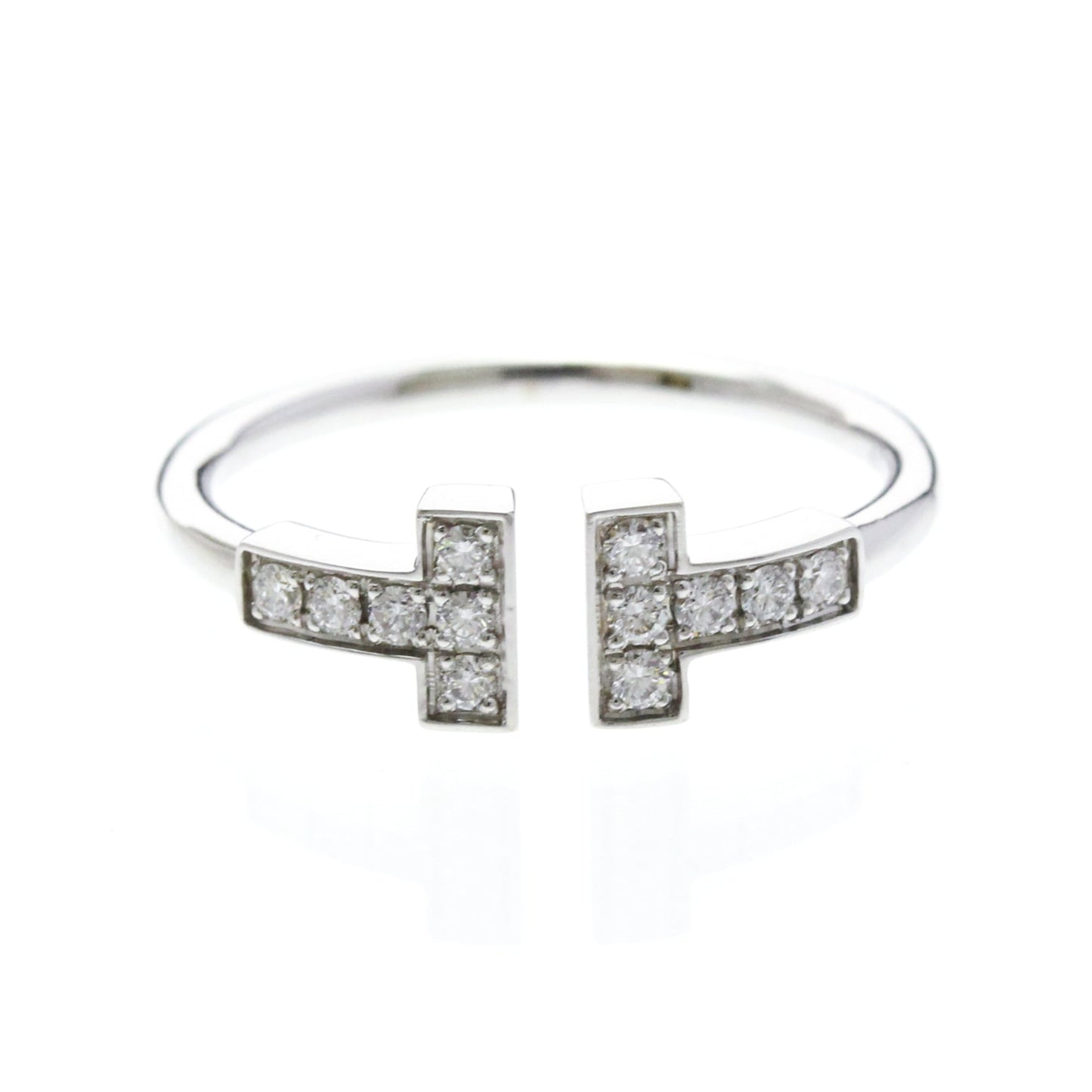 Tiffany & Co. T Wire 18K White Gold with Diamonds Product Image