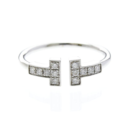 Tiffany & Co. T Wire 18K White Gold with Diamonds Product Image