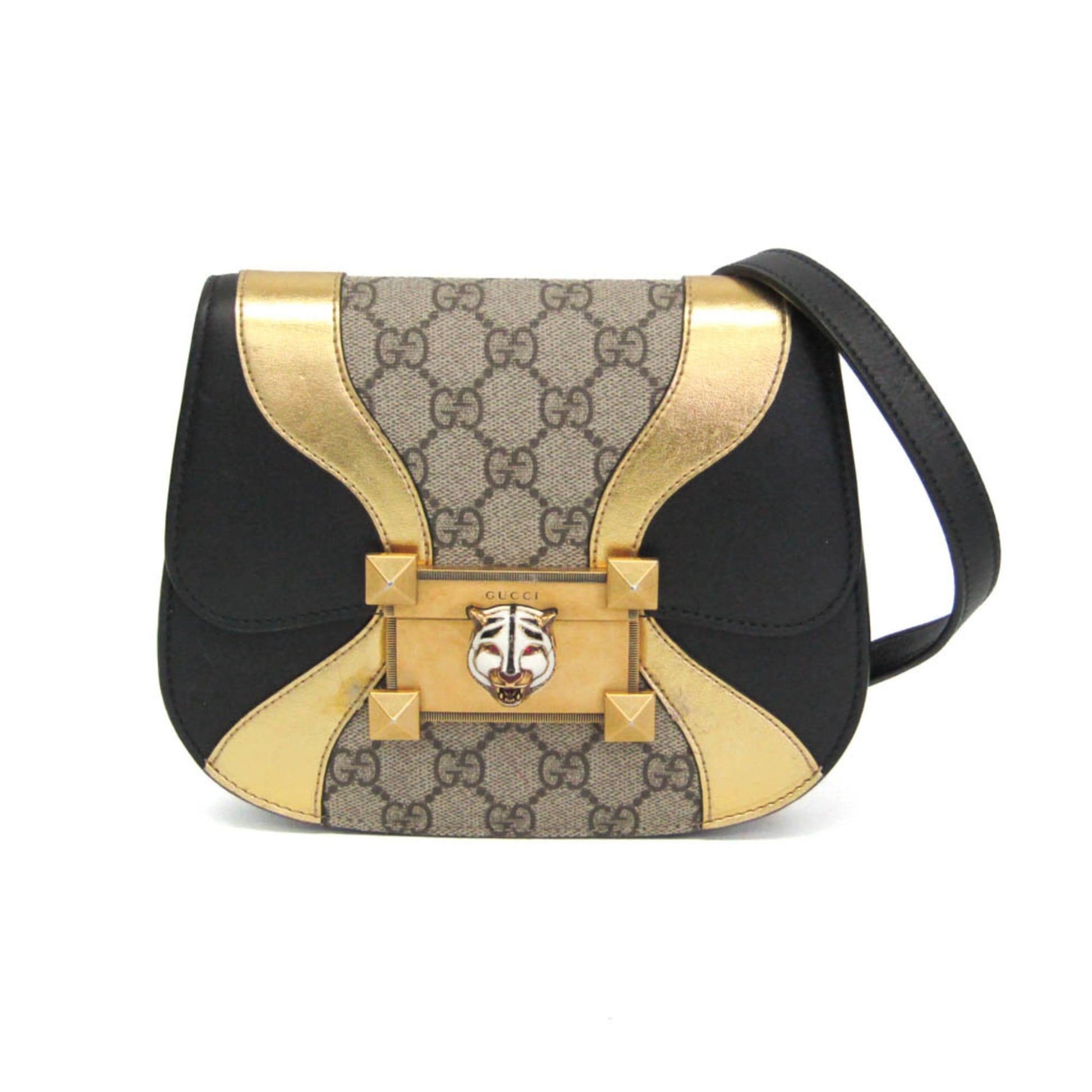 Gucci Osiride Shoulder Bag GG Coated Canvas and Leather Small