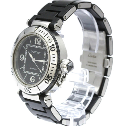 Cartier Pasha Seatimer Automatic Stainless Steel and Rubber 40