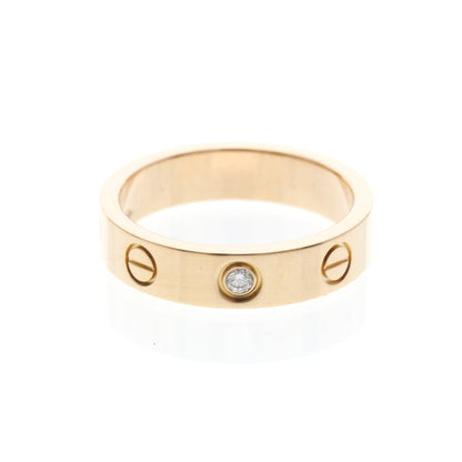 Cartier Love Wedding Band 1 Diamond 18K Rose Gold with Diamond Product Image