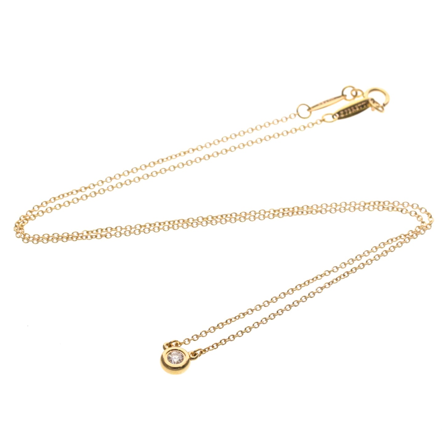 Tiffany & Co. Elsa Peretti Diamonds By The Yard Pendant 18K Rose Gold with Diamond Product Image