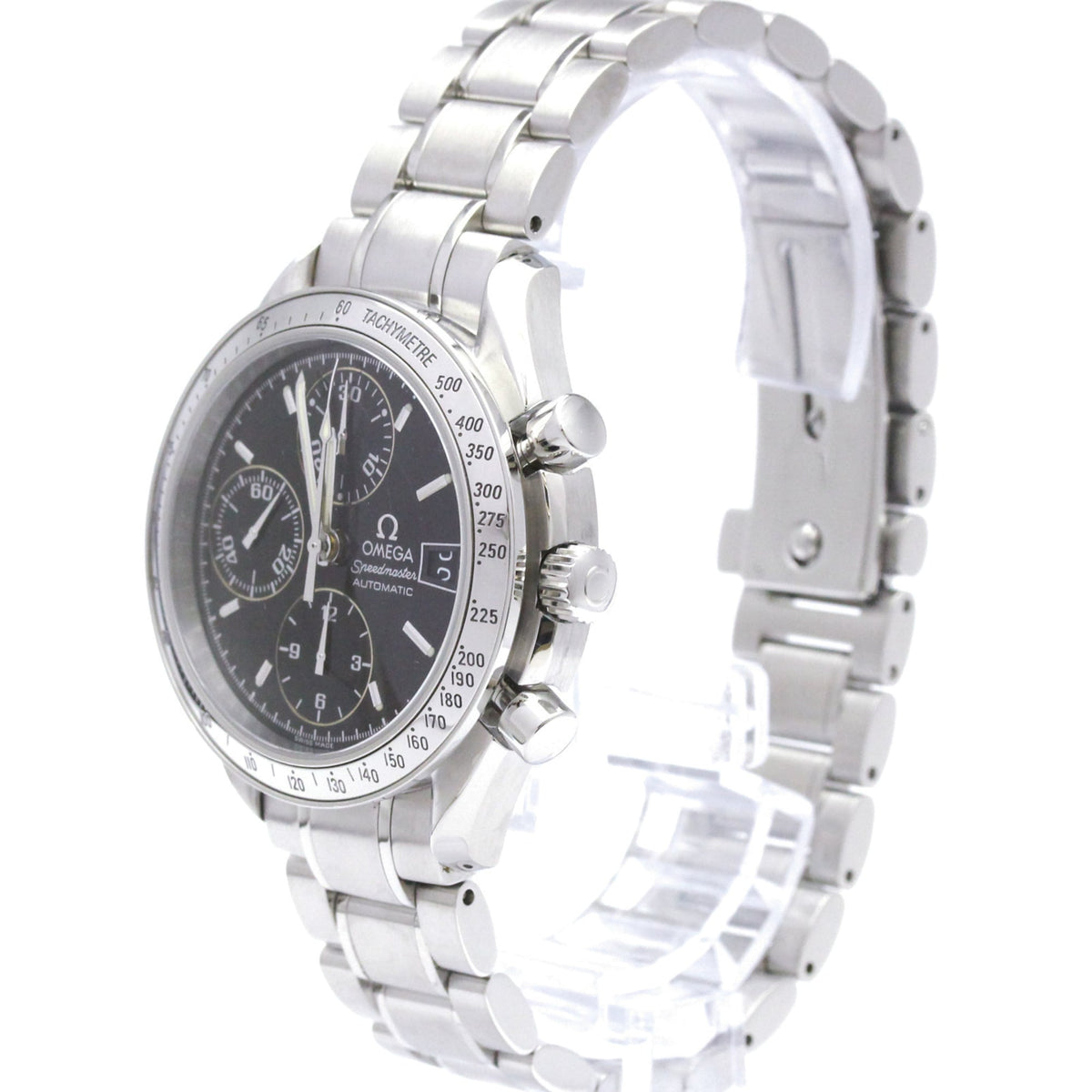Omega Speedmaster Date Chronograph Automatic Stainless Steel 39
