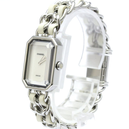 Chanel Premiere Rock Quartz Stainless Steel and Leather 20