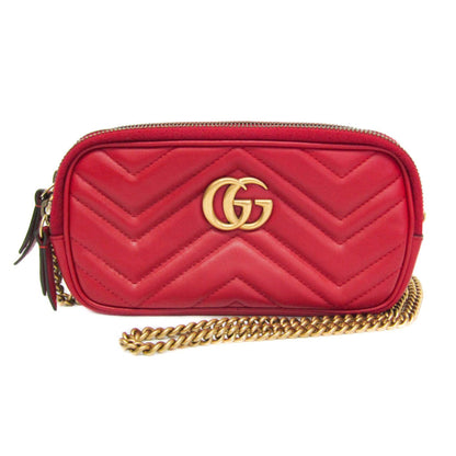 Gucci GG marmont Black leather medium